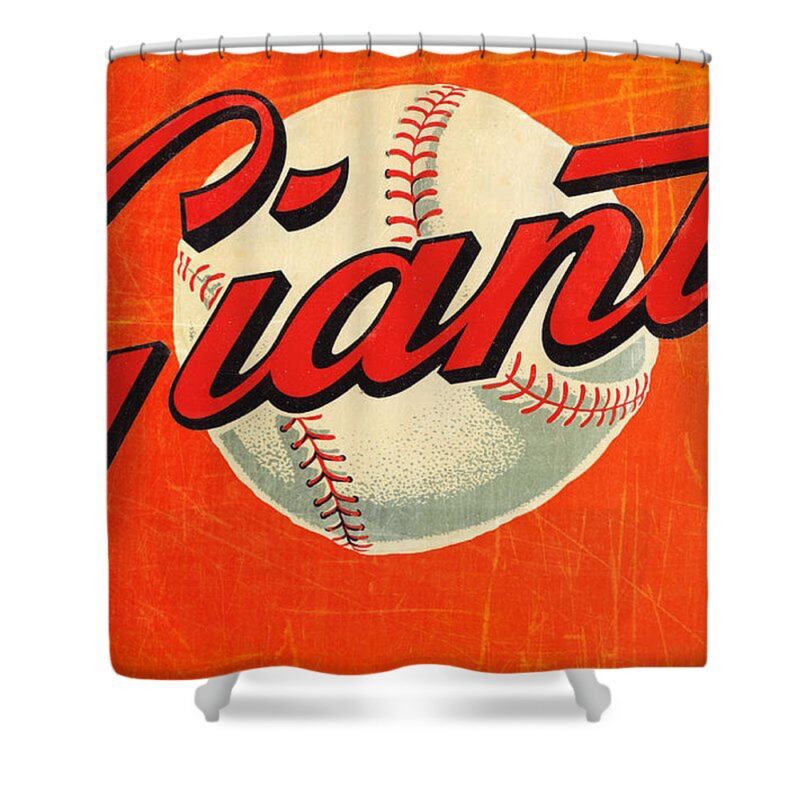 MLB San Francisco Giants Shower Curtain Big Logo