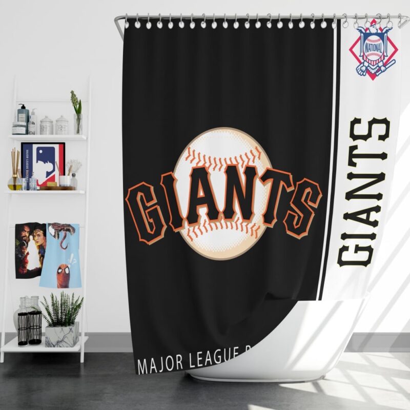 MLB San Francisco Giants Shower Curtain Logo