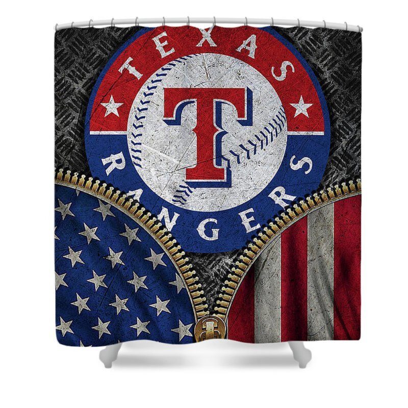 MLB Texas Rangers Shower Curtain Style