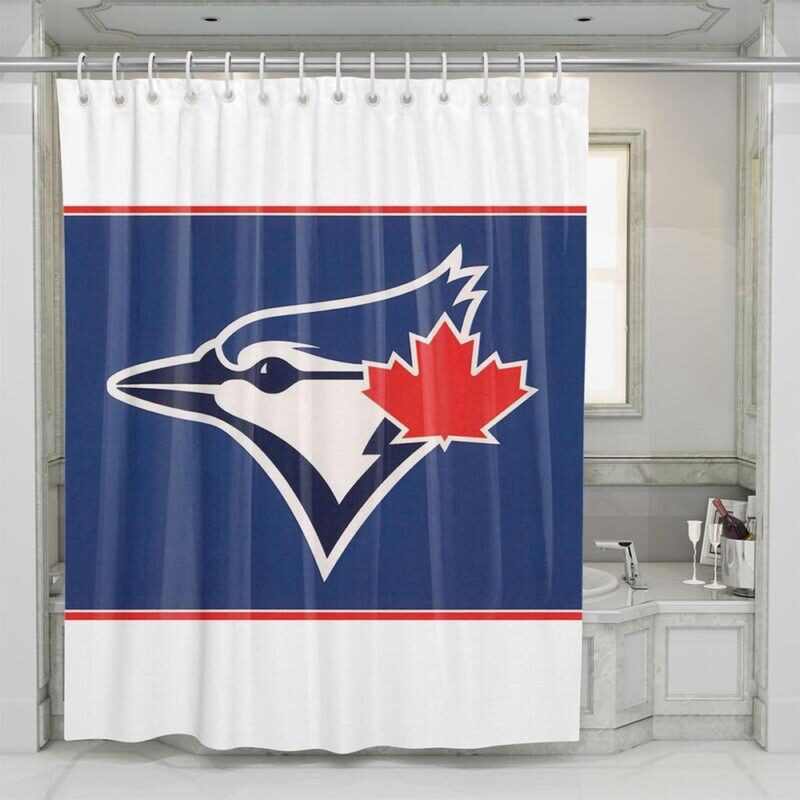 MLB Toronto Blue Jays Shower Curtain Victorious Retreat