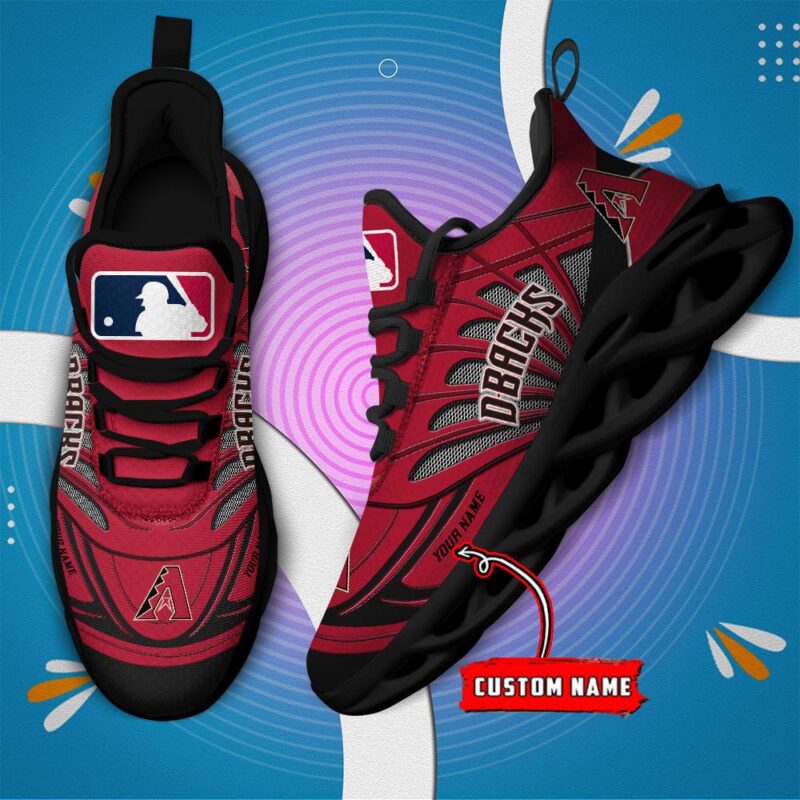 Arizona Diamondbacks Max Soul Shoes Personalized Baseball Shoes