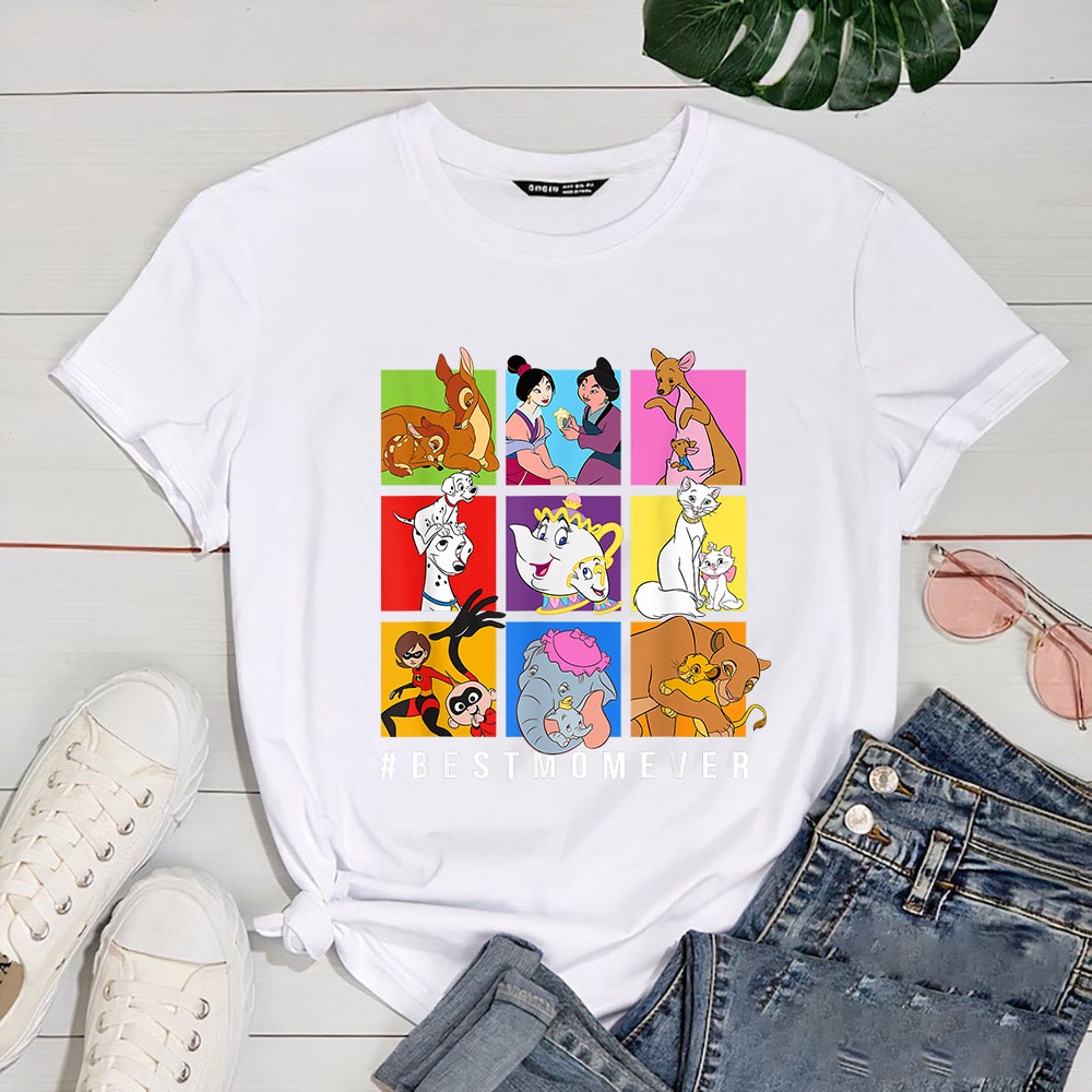 Disney Characters #BestMomEver Mother’s Day T Shirt