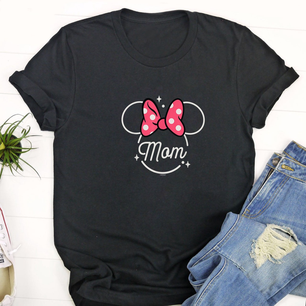 Disney Minnie Mouse Mom Head Icon Magic Mother’s Day T Shirt