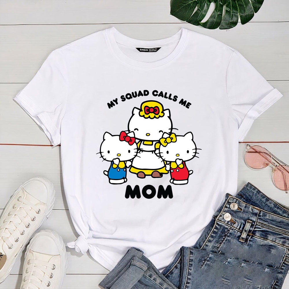 Hello Kitty Mom Squad T Shirt