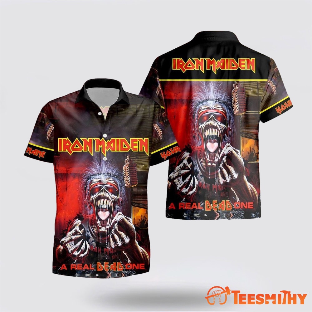 Iron Maiden A Real Dead One Hawaiian Shirt