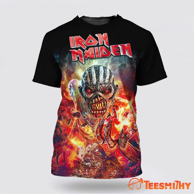 Iron Maiden Band 3d T-Shirt Rock Band Shirt