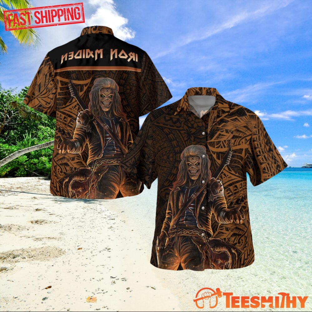 Iron Maiden Dark Tribal Hawaii Shirt