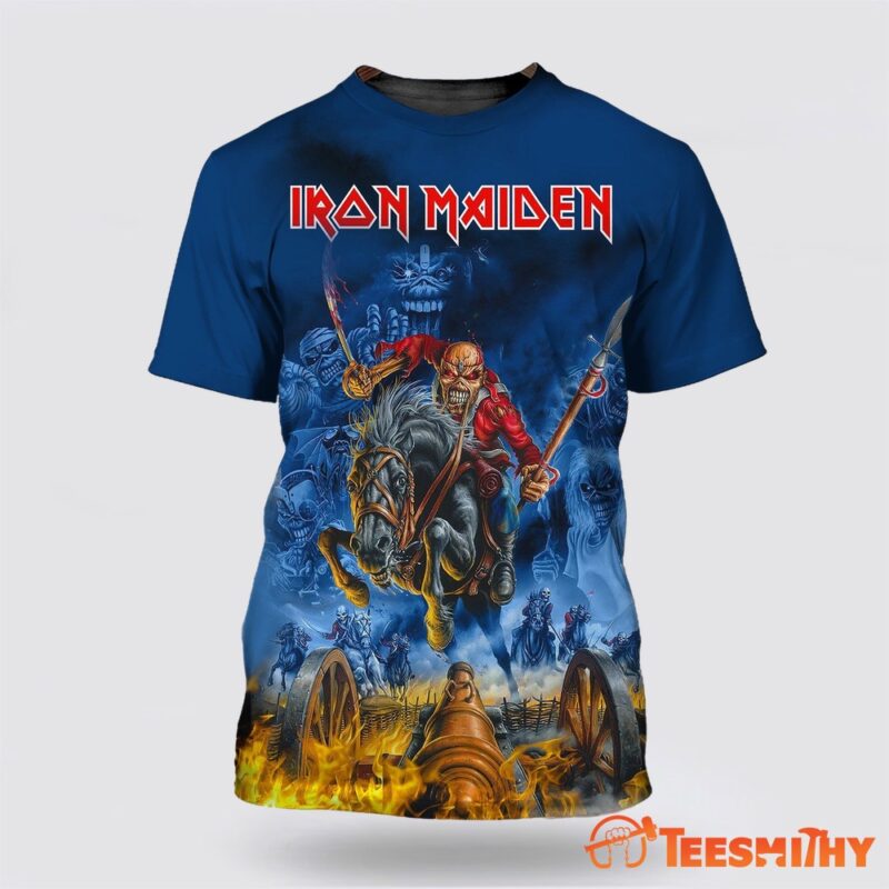 Iron Maiden Rock Band 3d T-shirt