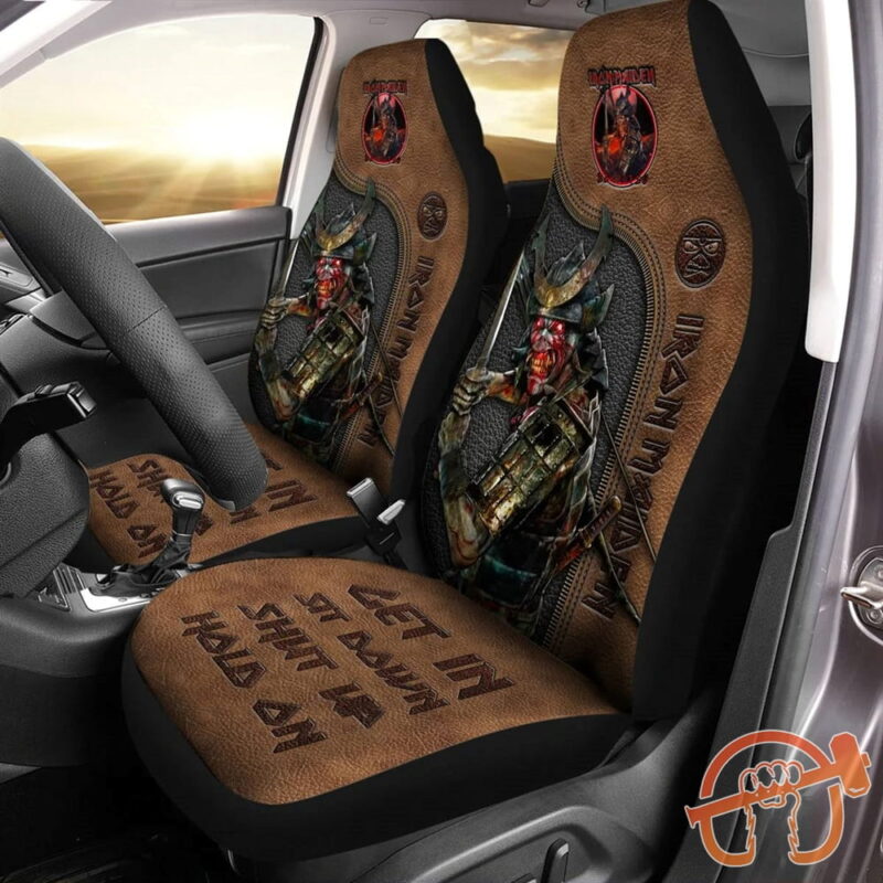Iron Maiden Senjutsu Q2 Hold on Car Seat Covers Universal Fit