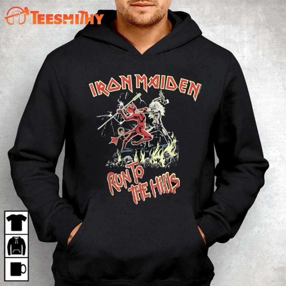 Iron Maiden Shirt Run To The Hills T Shirt