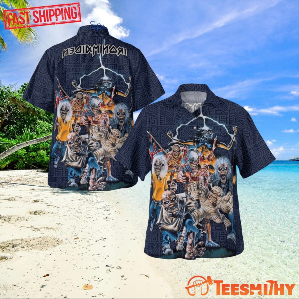 Iron Maiden Special Fan Heavy Mental New Tribal Hawaiian Shirt