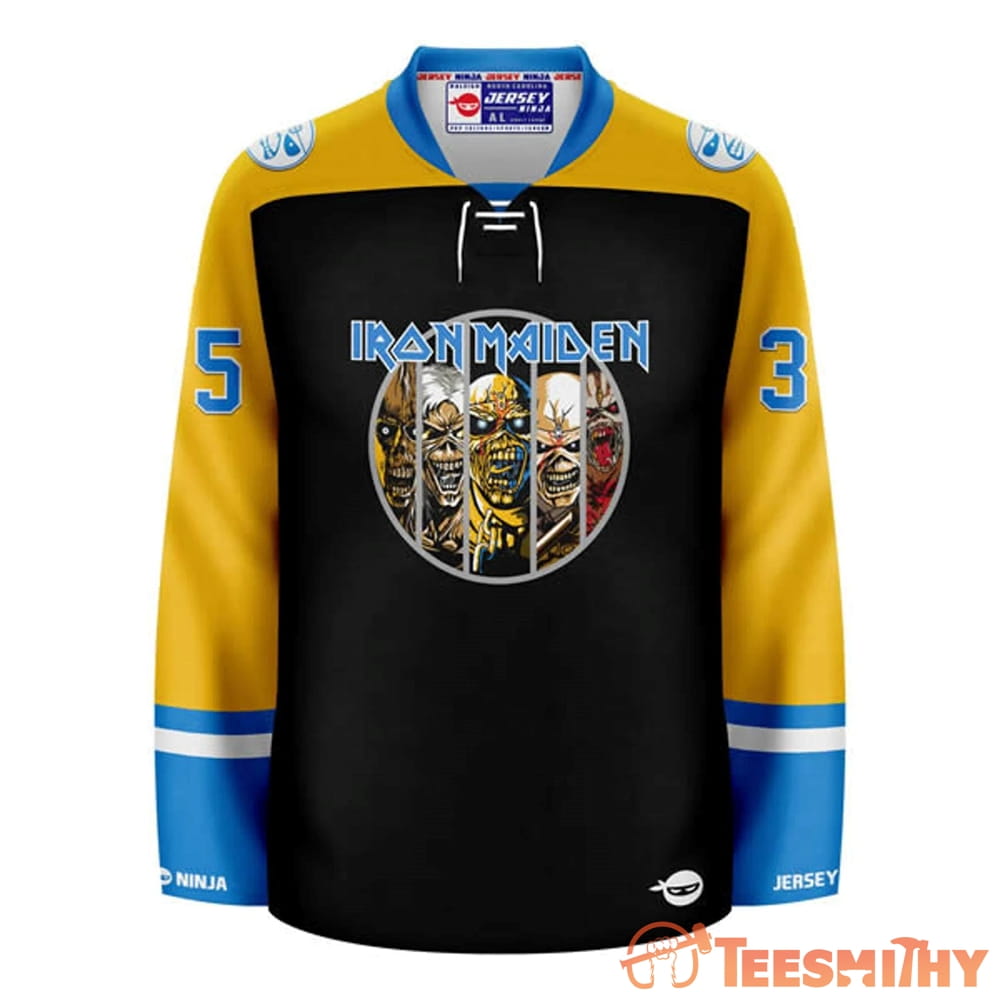 Iron Maiden The Evolution of Eddie Hockey Jersey