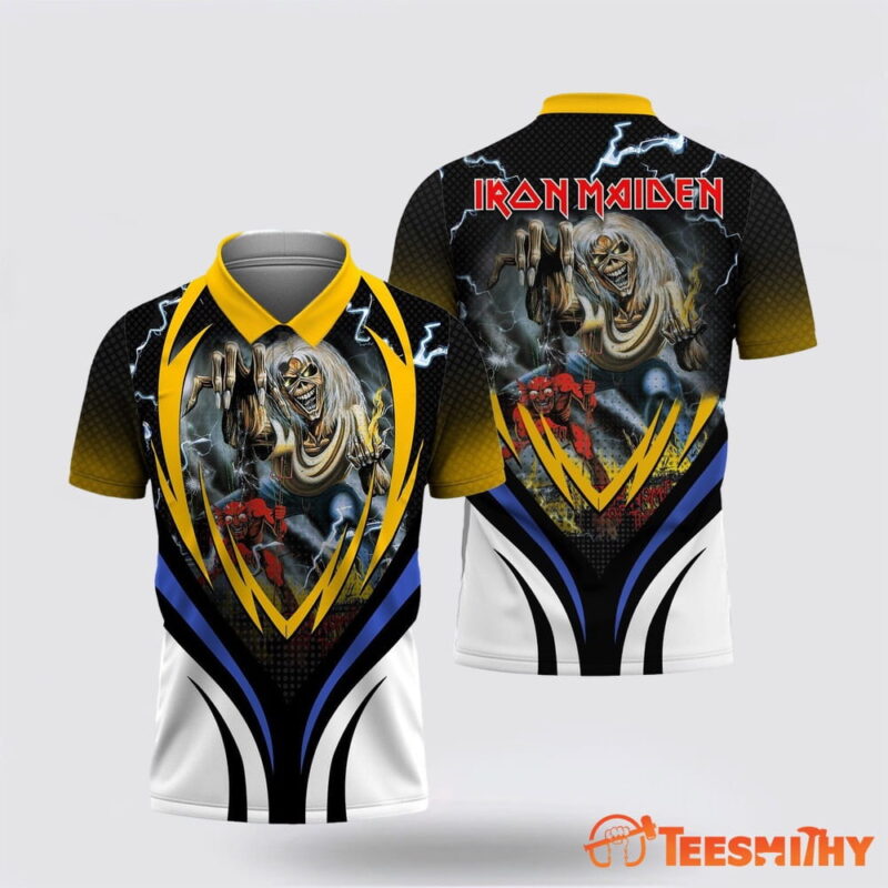 Iron Maiden The Number Of The Beast 3d Polo Shirt