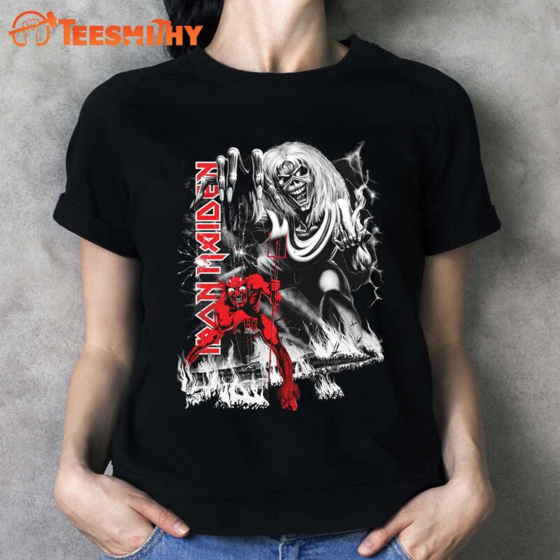 Iron Maiden The Number Of The Beast Jumbo Print T Shirt