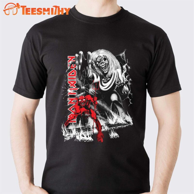 Iron Maiden The Number Of The Beast Jumbo Print T Shirt