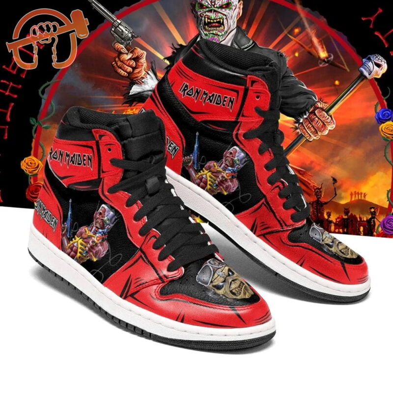 Iron Maiden Time Q2 Air Jordan 1 High Custom Sneaker
