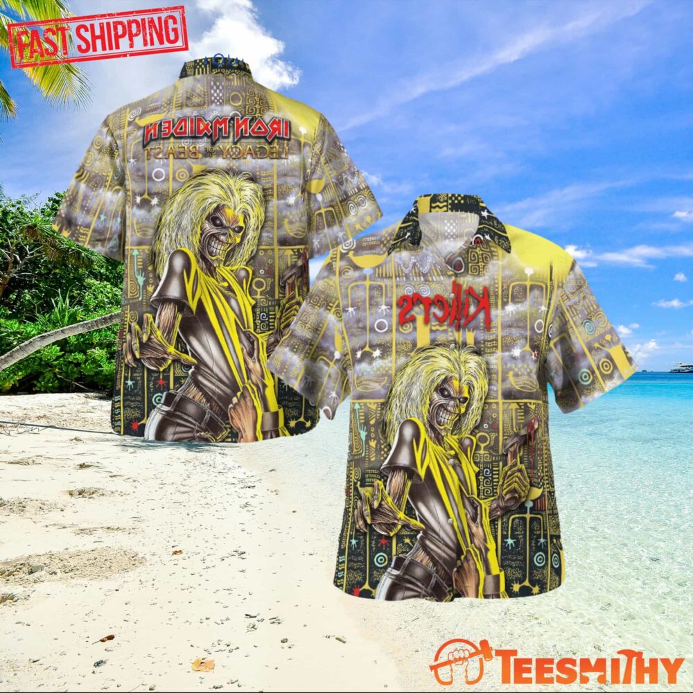 Iron Maiden Tour 2022 Tribal Tropical Hawaii Shirt