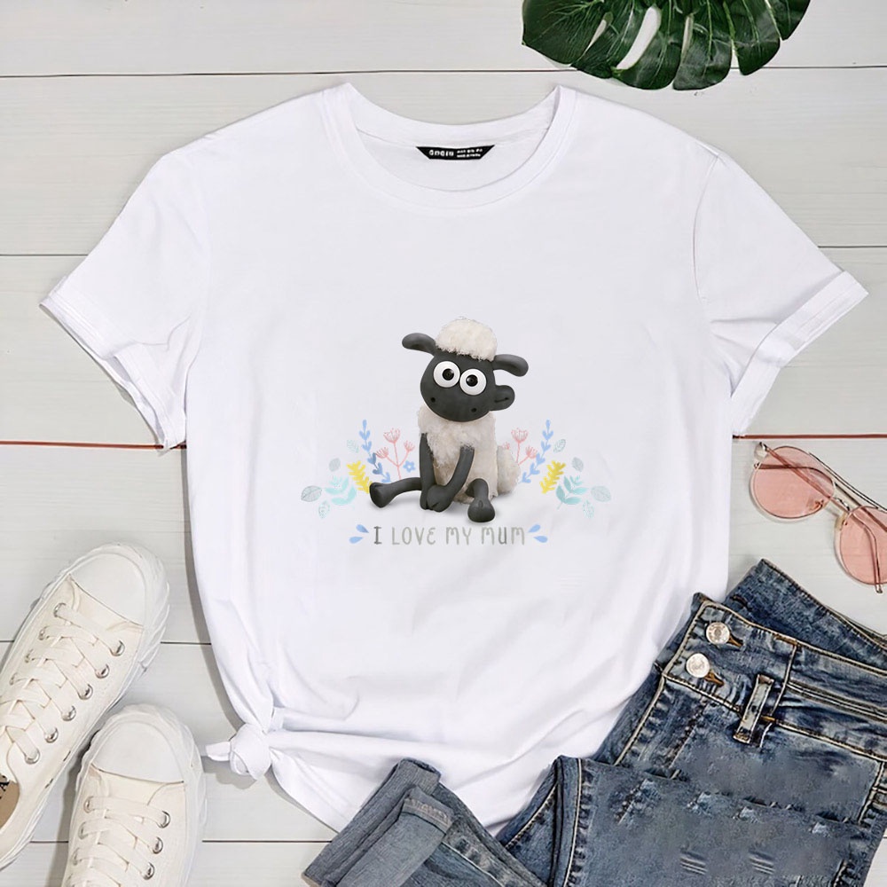 Kids Shaun the Sheep I Love My Mum T Shirt