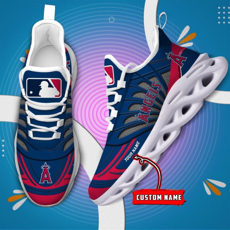 Los Angeles Angels Max Soul Shoes Personalized Baseball Shoes