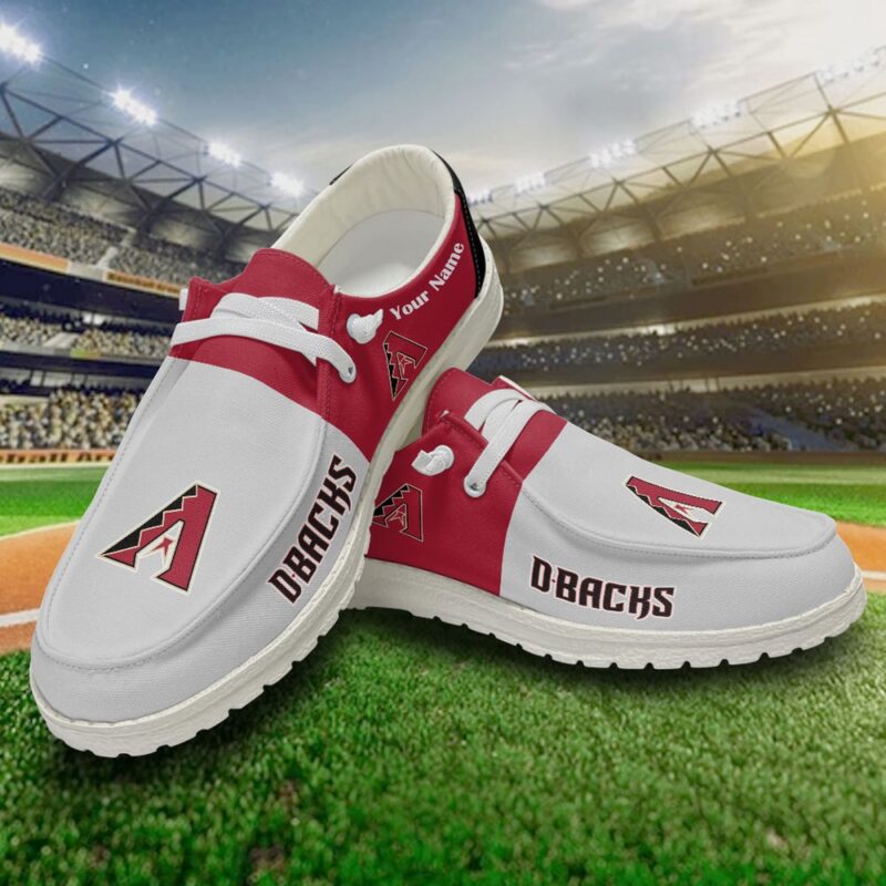 MLB Arizona Diamondbacks H-D Shoes Custom Baseball Shoes For Fans