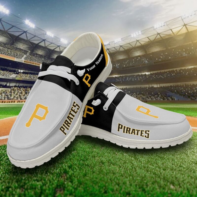 MLB Pittsburgh Pirates H-D Shoes Custom Baseball Shoes For Fans