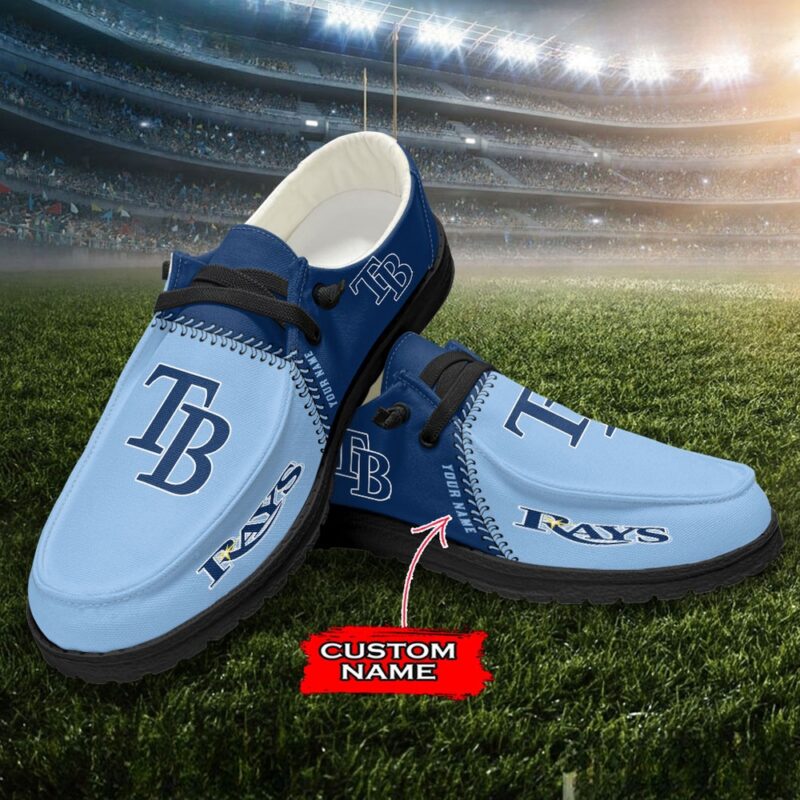 MLB Tampa Bay Rays H-D Shoes Custom Name Baseball Shoes