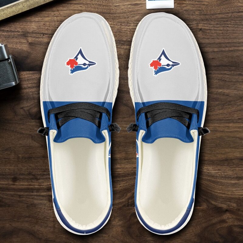 MLB Toronto Blue Jays H-D Shoes Custom Baseball Shoes For Fans
