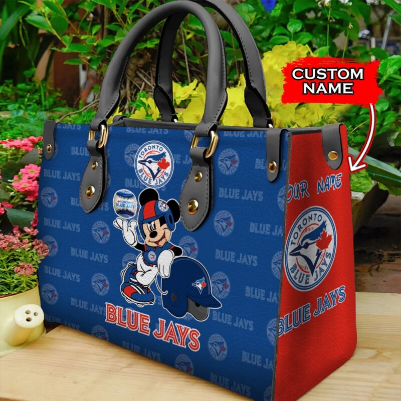 MLB Toronto Blue Jays Mickey Women Leather Hand Bag