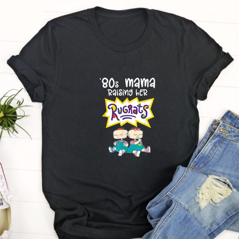 Mademark x Rugrats 80s Mama Raising Her Rugrats Phil & Lil T Shirt