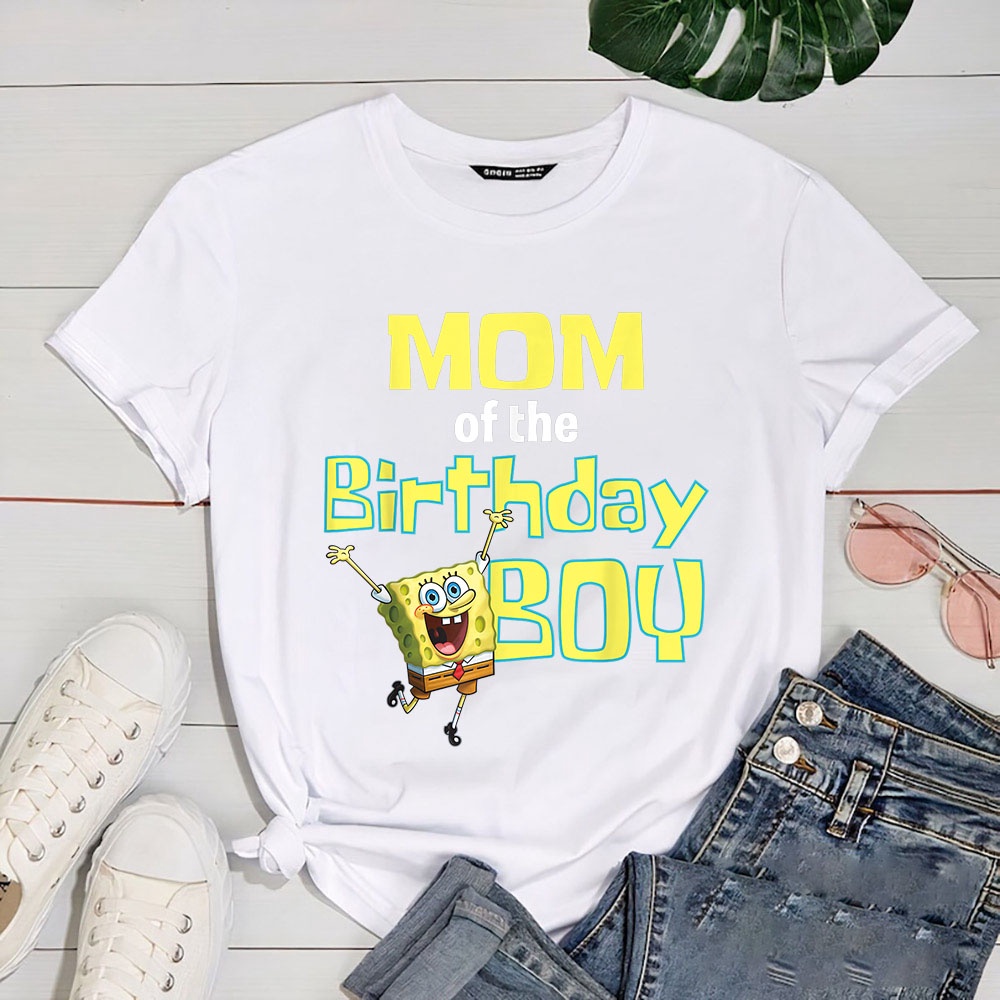 Mademark x SpongeBob SquarePants SpongeBob SquarePants Mom Of The Birthday Boy T Shirt