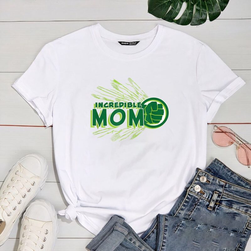 Marvel Hulk Incredible Mom Family Trip Vacation Mother’s Day T Shirt