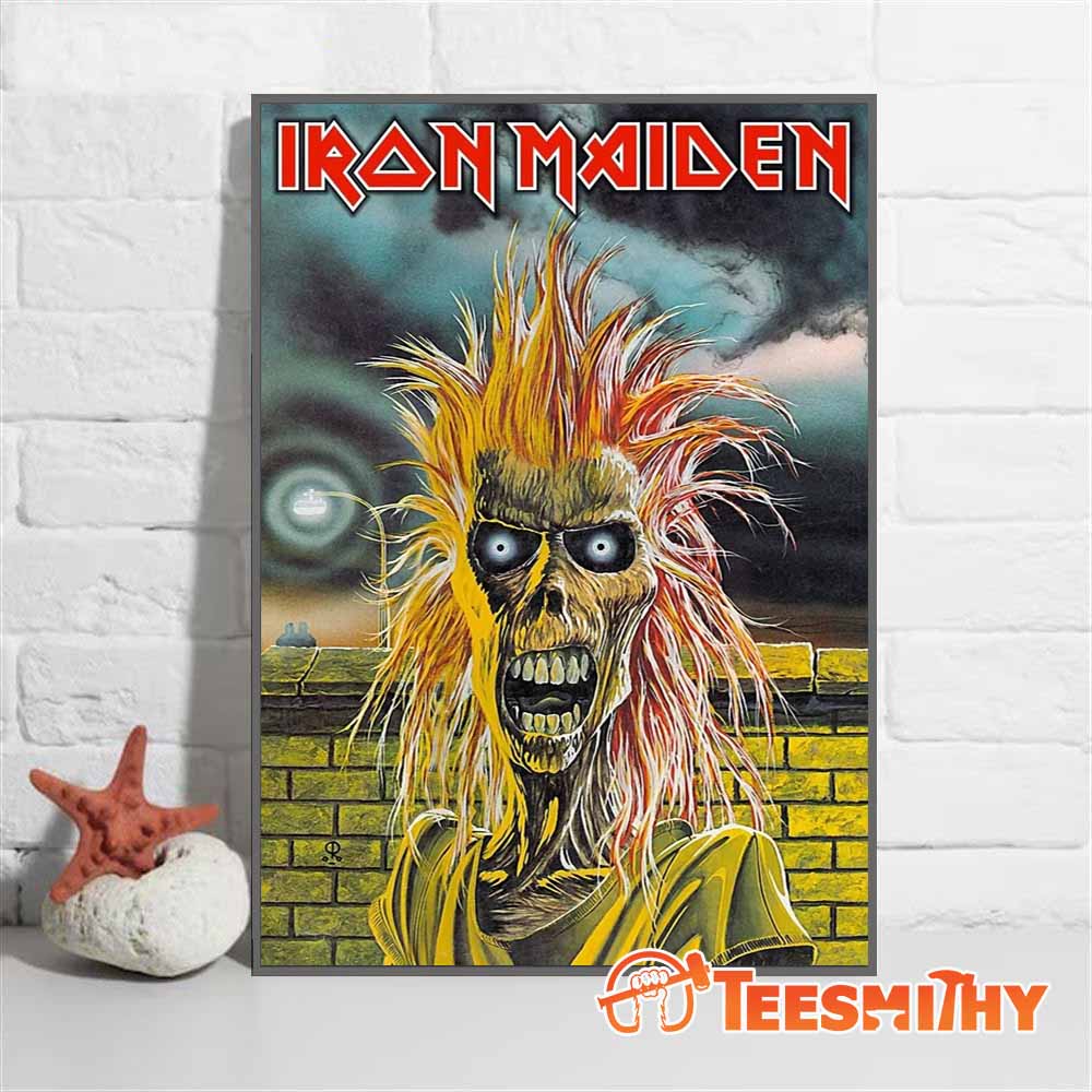 Official Debut iron Maiden Fabric Poster canvas