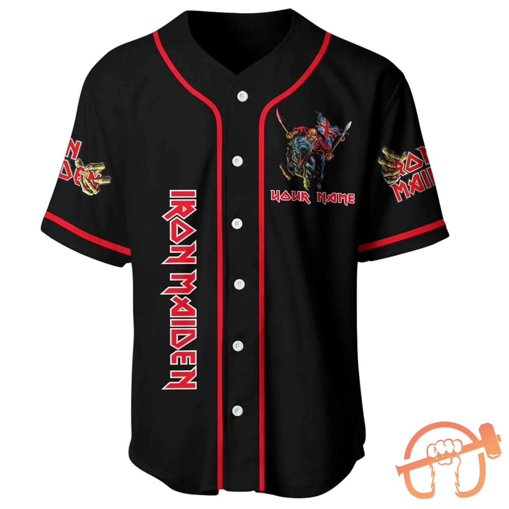 Personalized Iron Maiden England Baseball Jersey Shirt 3D