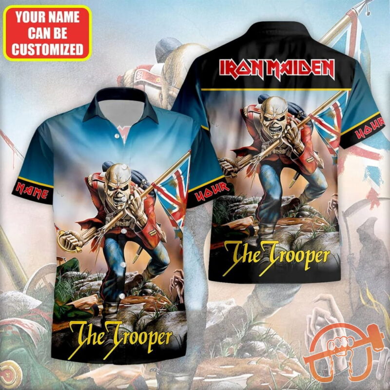 Personalized Iron Maiden IR Trooper Tropical Hawaii Shirt