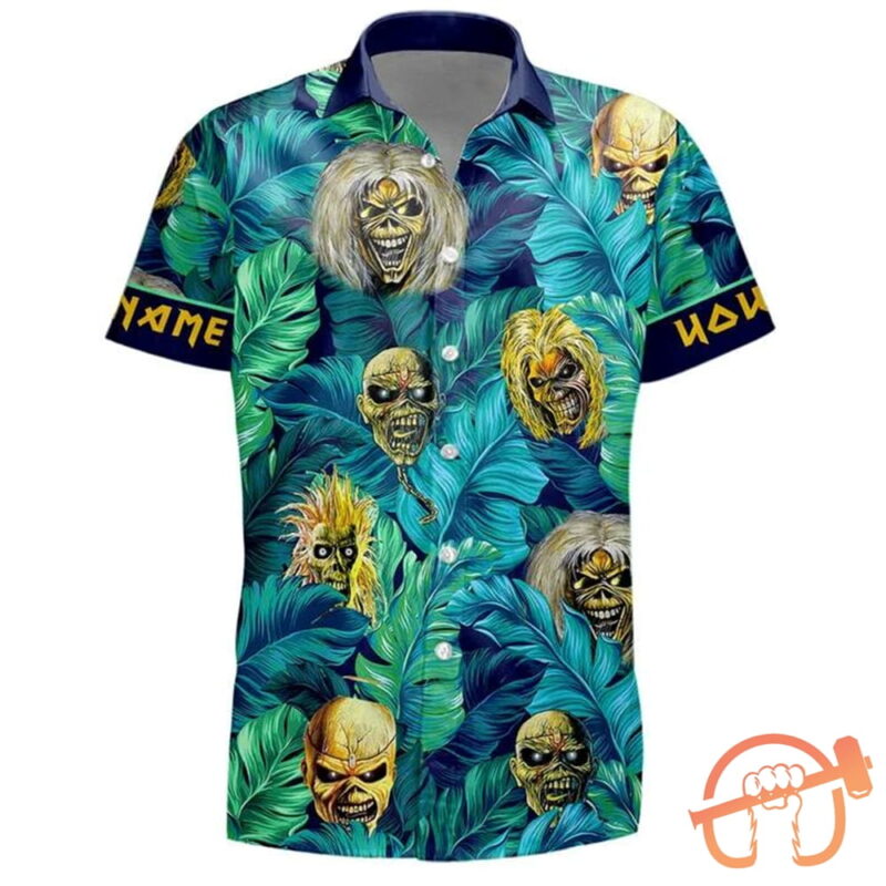 Personalized Iron Maiden Q2 Tropical Hawaii Shirt