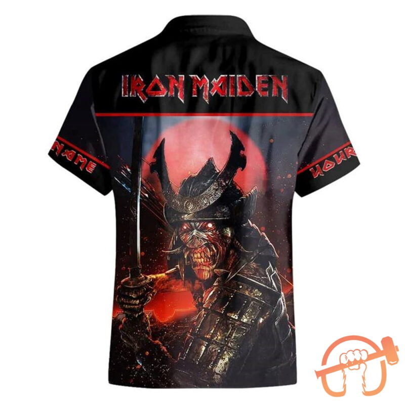 Personalized Iron Maiden Samurai Tropical Hawaii Shirt