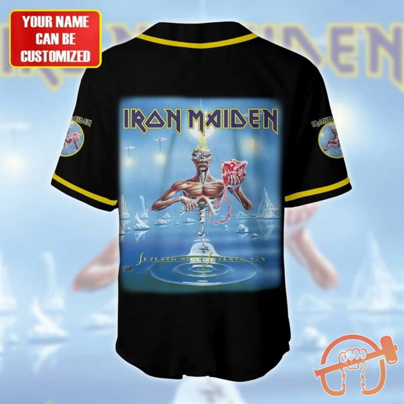 Personalized Iron Maiden Seventh Son Baseball Jersey Shirt 3D