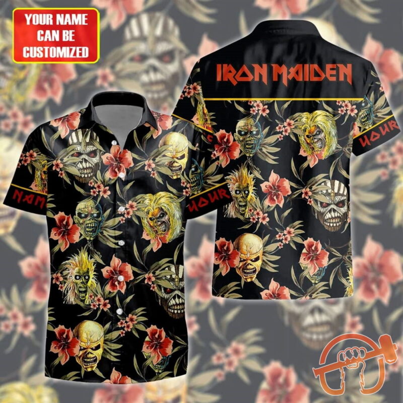 Personalized Iron Maiden Tropical Hawaii Shirt