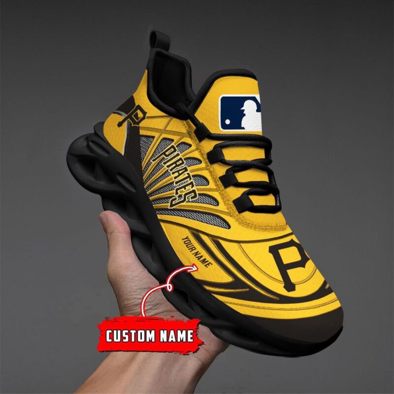 Pittsburgh Pirates Max Soul Shoes Personalized Baseball Shoes