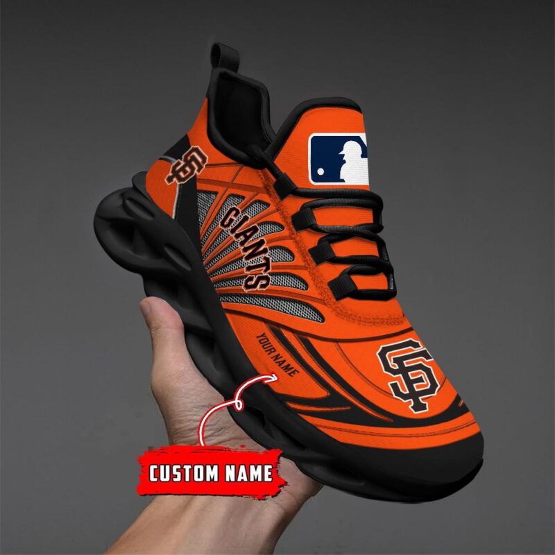 San Francisco Giants Max Soul Shoes Personalized Baseball Shoes