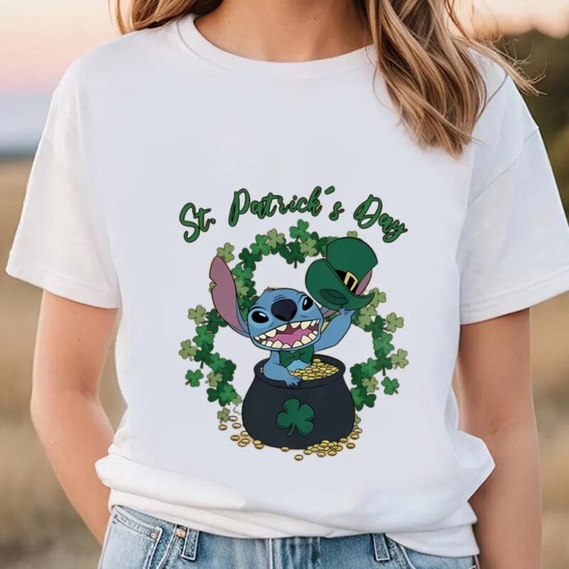 St Patricks Day Patricks Day Gift Stitch T-T Shirts