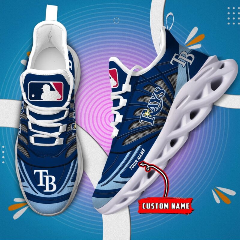 Tampa Bay Rays Max Soul Shoes Personalized Baseball Shoes
