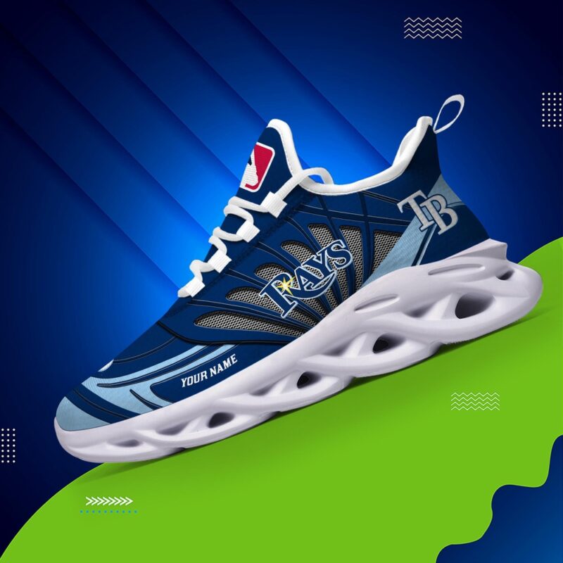 Tampa Bay Rays Max Soul Shoes Personalized Baseball Shoes