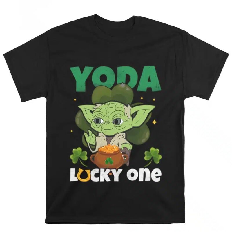 Yoda Lucky One Saint Patrick T Shirt