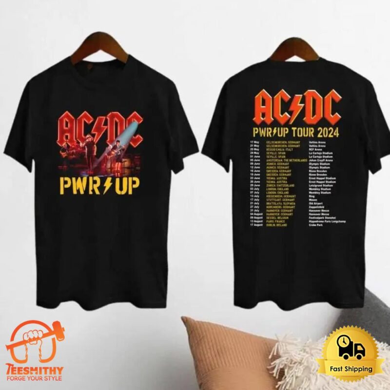 2024 ACDC Pwr Up World Tour Shirt
