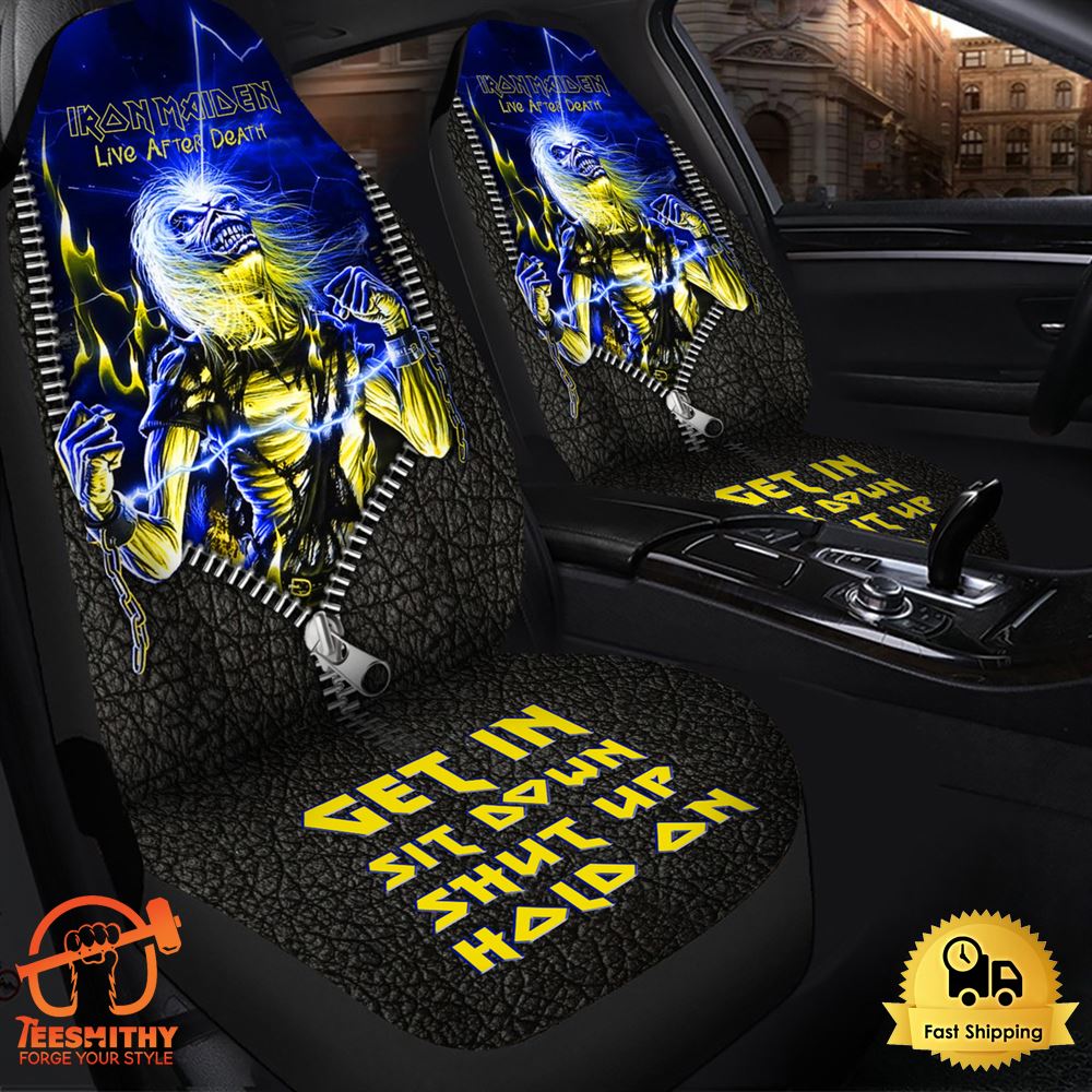 Iron Maiden Death Hold on Car Seat Covers Universal Fit