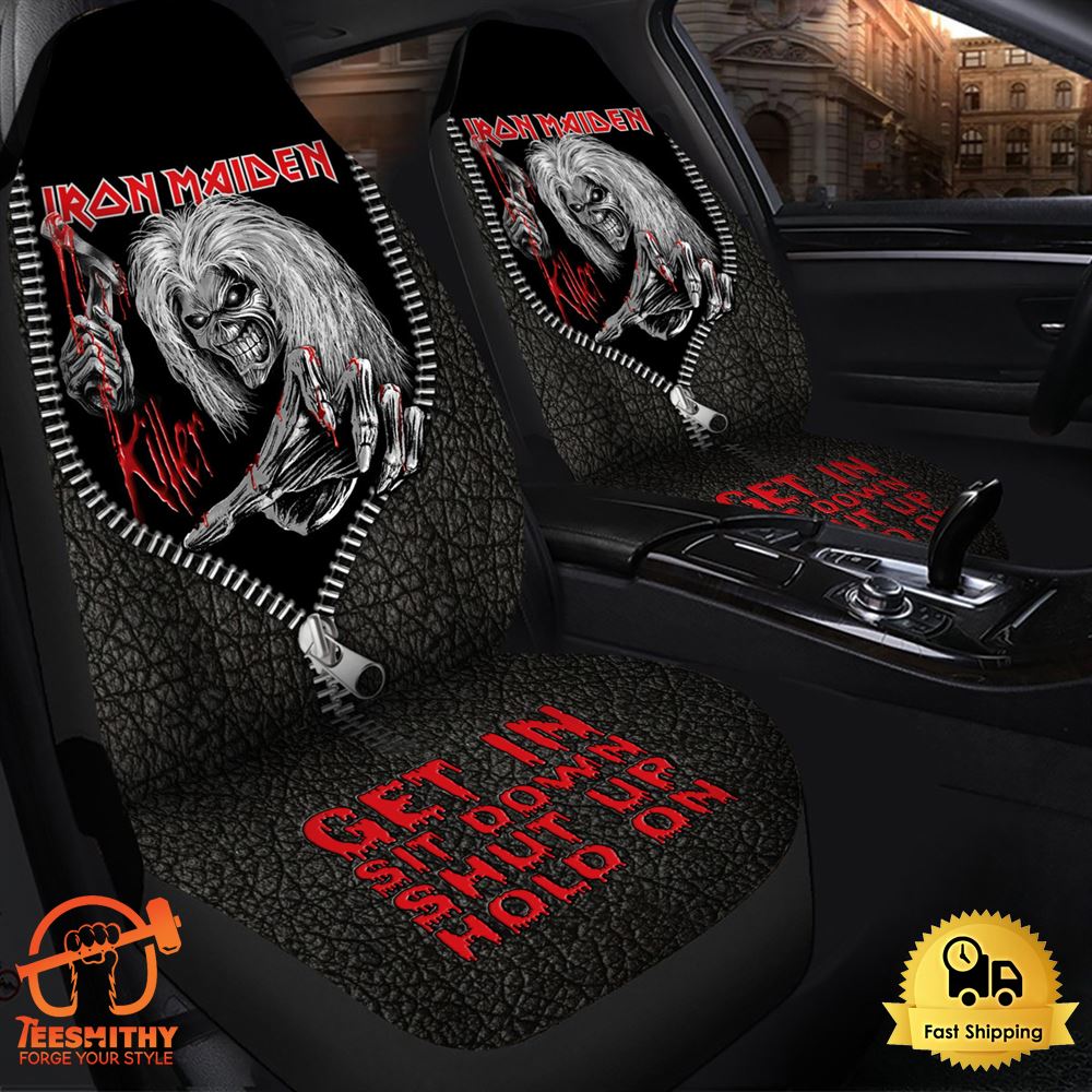 Iron Maiden Killers Blood Hold on Car Seat Covers Universal Fit