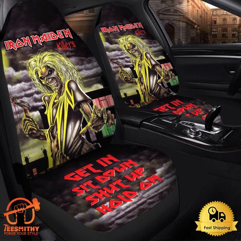Iron Maiden Killers Hold on Car Seat Covers Universal Fit
