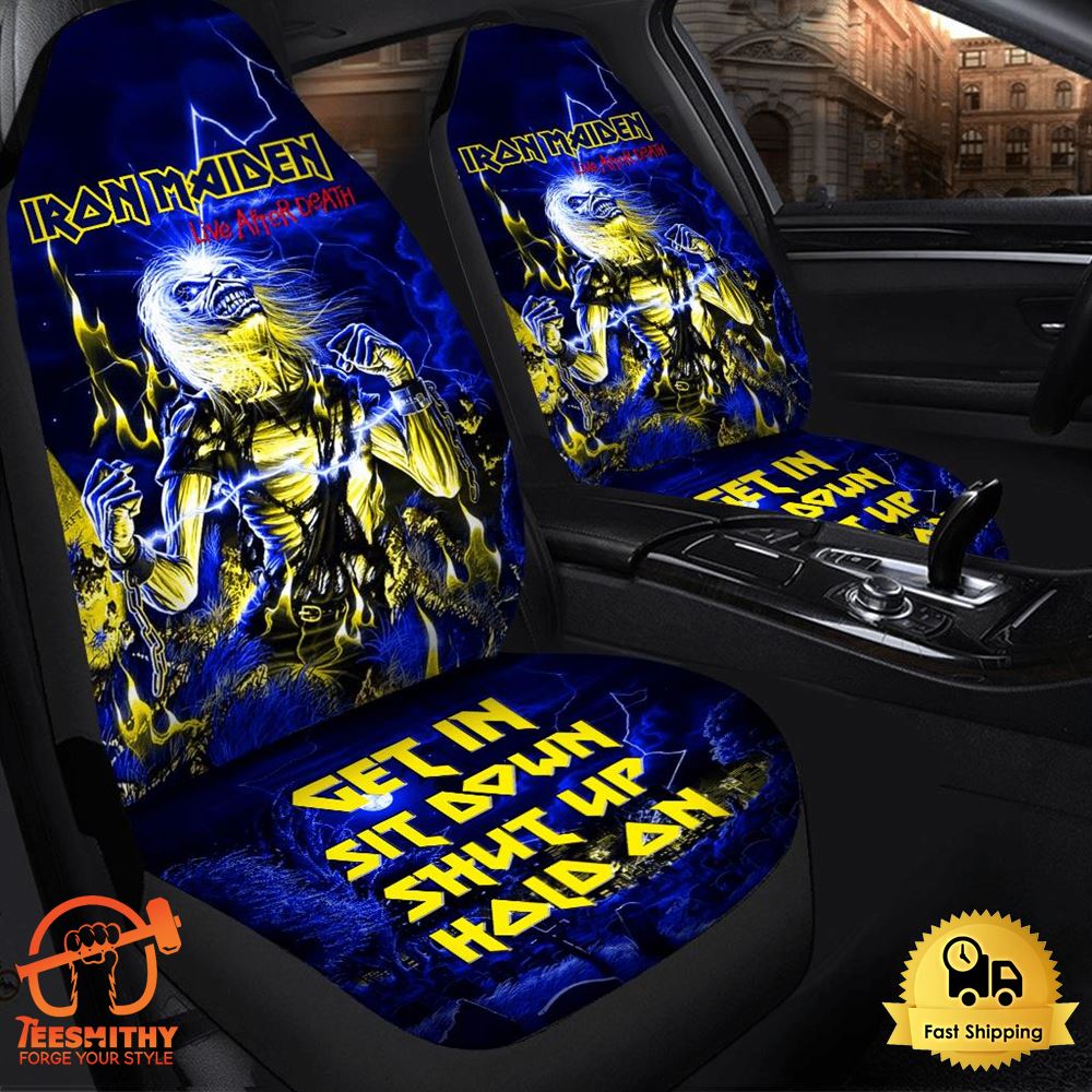 Iron Maiden Live After Death Hold on Car Seat Covers Universal Fit