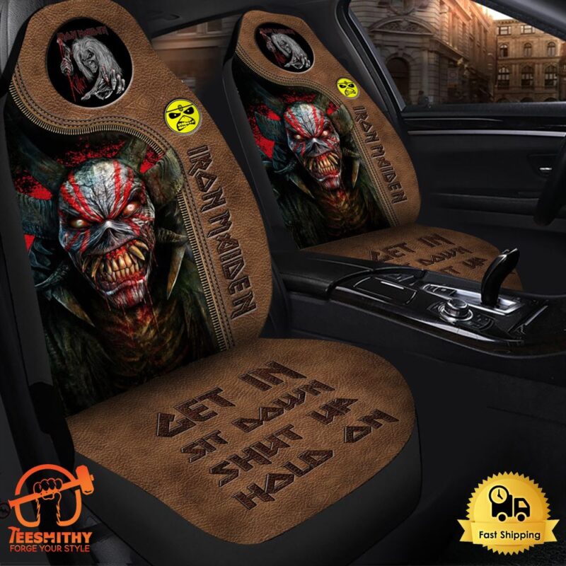 Iron Maiden Q2 Hold on Car Seat Covers Universal Fit